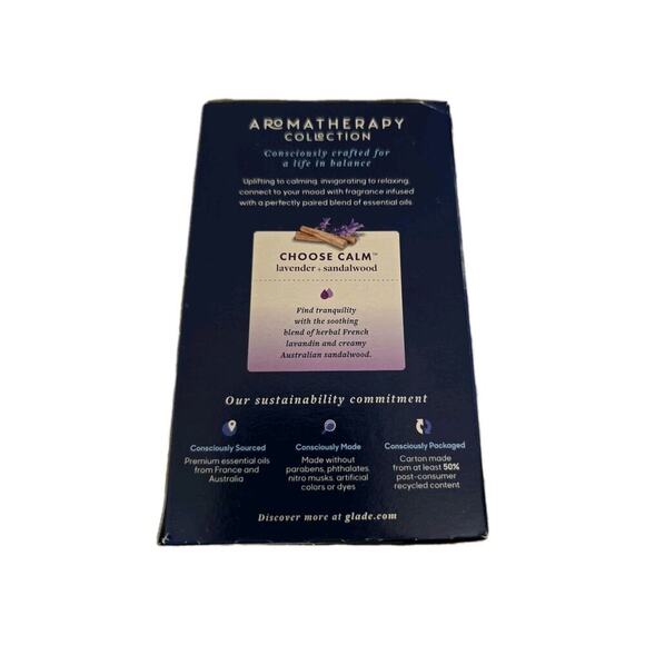 Glade Aromatherapy Diffuser & Essential Oil Air Freshener Choose Calm Lavender - Picture 5 of 5